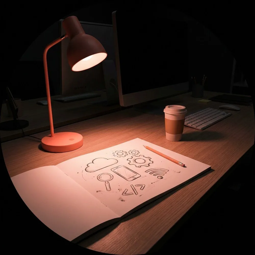 Creative workspace sketch