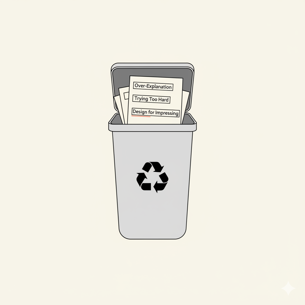 Hands gently sewing together a paper self-portrait with visible thread.